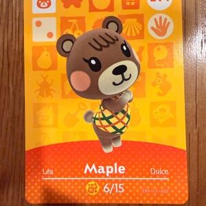 Maple - Animal Crossing amiibo card